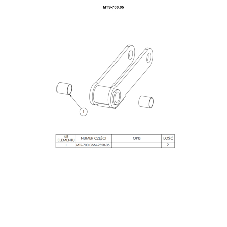 Części do Ładowacza czołowego MTS-700